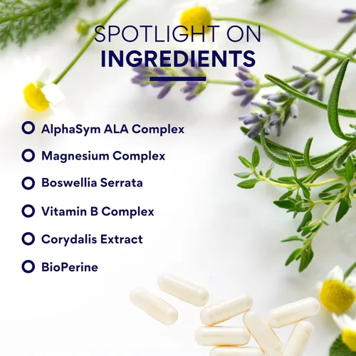 Miniatura 6 de Research Verified Sciatimax - Soporte para ciática y nervios con vitaminas B, magnesio, corydalis, boswellia y ácido alfa lipoico - 60 cápsulas