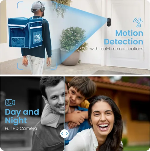 Miniatura 5 de Lockly Vision Elite - Cerradura inteligente de video con cámara, cerrojo inteligente Wi-Fi para puerta delantera, teclado PIN Genie®, cerradura