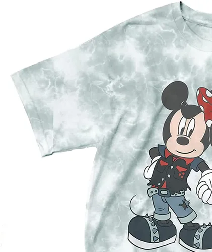 Miniatura 6 de Disney Camisa de moda de Mickey Mouse para mujer, ropa de Mickey y Minnie Mouse, camiseta de teñido anudado de Mickey Mouse
