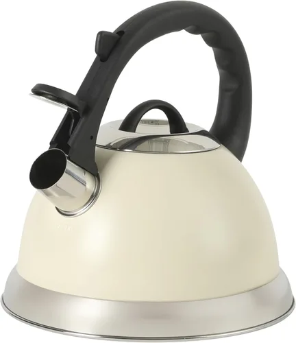 Miniatura 4 de Hervidor de agua para té con silbido Mr. Coffee 91407.02 Flintshire, de acero inoxidable, 1.75 qt, Plateado