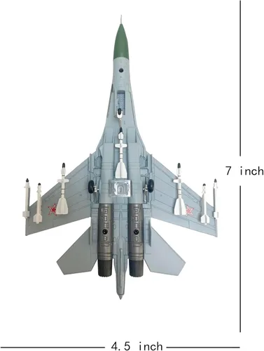 Miniatura 7 de Sukhoi Su-27 1/100 Modelo de avión fundido a troquel Barents Scalpel 1987