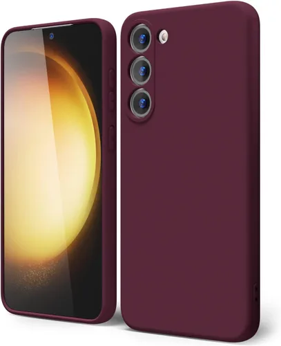Miniatura 409 de oakxco Funda para teléfono Samsung Galaxy S21 Ultra con agarre de silicona líquida, bonita funda delgada y delgada de goma suave de TPU lisa