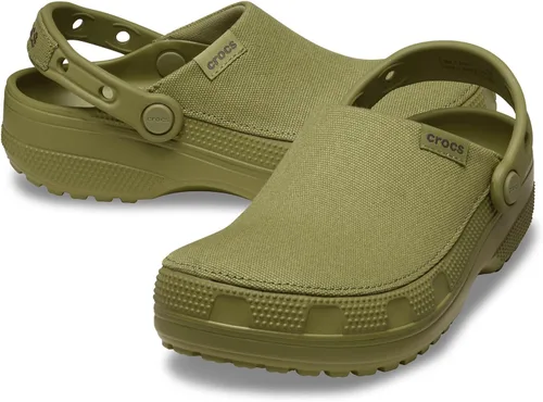 Miniatura 8 de Crocs Zuecos clásicos de lona elaborados unisex para hombres y mujeres