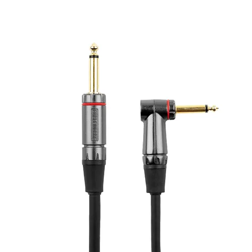 Miniatura 13 de Cableworks By Gator Cases Headliner Series Premium 3 pies recto a ángulo recto cable para instrumentos de guitarra (GCWH-INS-03RA)