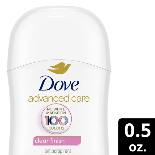 Miniatura 3 de Dove Advanced Care Desodorante, tamaño viaje, acabado transparente, paquete de 6 – Mini desodorante en barra, 0.5 onzas Ea