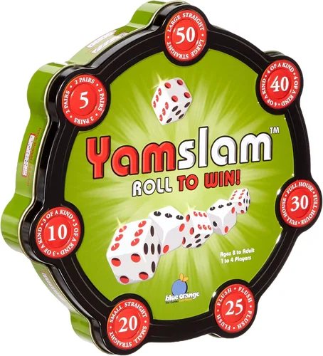 Miniatura 2 de Blue Orange Yamslam Mini Versión Diversión, Azar y Estrategia Juego de Dados Familiar para Niños y Adultos - 1 a 4 Jugadores, A partir de 8 años