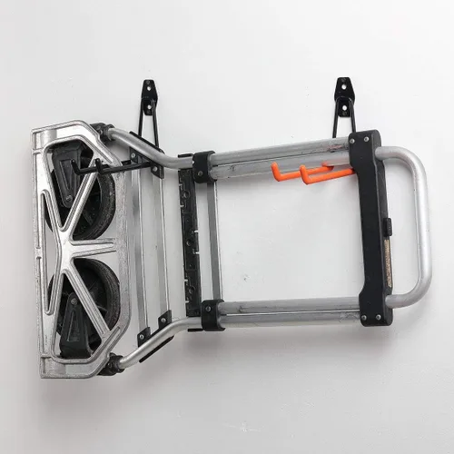 Miniatura 6 de Ihomepark Ganchos de almacenamiento de garaje resistentes para escaleras y herramientas, soporte de pared para garaje y organizador, gancho en U