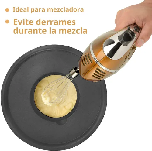 Miniatura 4 de Wildone Juego de Tazones Mezcladores con Tapas Herméticas, 5PCS Tazones de Acero Inoxidable Anidables para Cocina, con Accesorios de Rallador