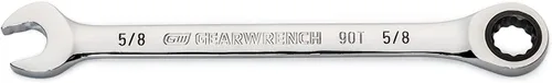 Miniatura 11 de GEARWRENCH Llave combinada de trinquete de 12 puntos con arco oscilante de 4 grados de 1/2" - 86945 (paquete de 2)