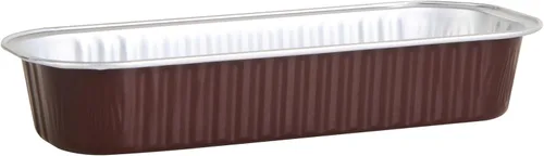 Miniatura 17 de Restaurantware - Mini moldes para pasteles de 6.8 onzas, 6.5 x 2.6 x 1.2 pulgadas, 100 tazas redondas para hornear, desechables, con tapas de Café