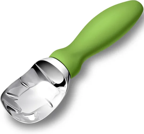 Rainspire Cuchara de helado de acero inoxidable con mango cómodo, cuchara para helado resistente, pala para helado, ideal para cucharas de helado