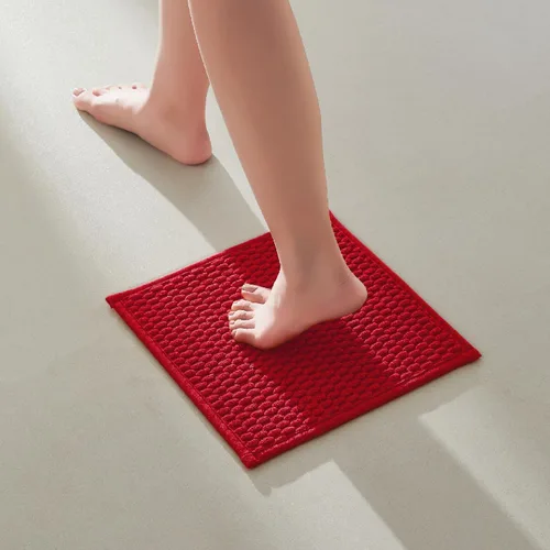 Miniatura 112 de TYUU Alfombras de Baño Antideslizantes Lavables, Tapete de Baño Súper Absorbente Delgado de Pila Baja para Secar Rápido, Alfombra de Baño Pequeña