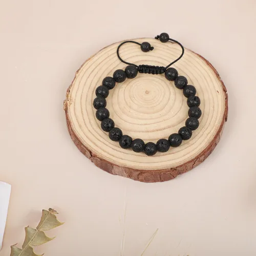 Miniatura 131 de AD Beads Pulseras de piedras preciosas unisex de 0.315 pulgadas (0.315 in), macramé curativo ajustable de 7 a 9 pulgadas Usa esta pulsera