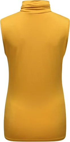Miniatura 4 de OThread & Co. Camiseta sin mangas de cuello alto para mujer, capa elástica, cómoda, cuello alto