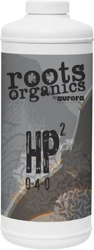 Roots Organics HP2, refuerzo de guano líquido, 0-4-0 NPK, 1 cuarto de galón, (715025)