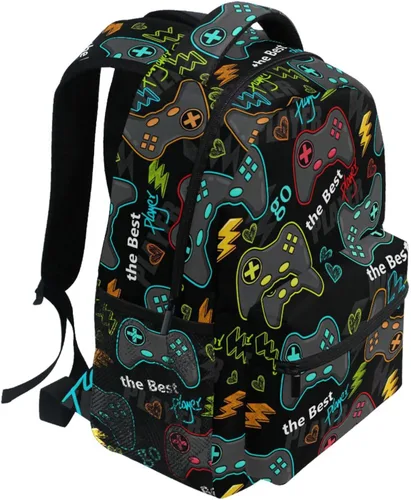 Miniatura 3 de Mochila para Libros, Mochila de Día, Mochila de Viaje, Mochila para Senderismo, Camping, Escuela, Mochila para Laptop, Mediana, Mochilas Daypack
