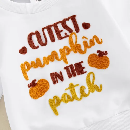 Miniatura 61 de BemeyourBBs Conjunto divertido de sudadera y pantalones de manga larga con letras divertidas para bebé niño y niño