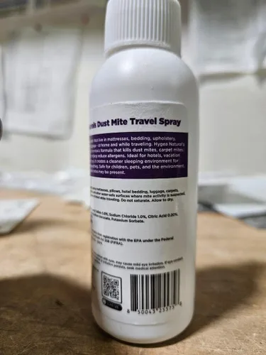 Miniatura 3 de Hygea Natural Spray de viaje para matar ácaros del polvo, ayuda a eliminar ácaros del polvo, ácaros de alfombras, ácaros de roedores, pájaros