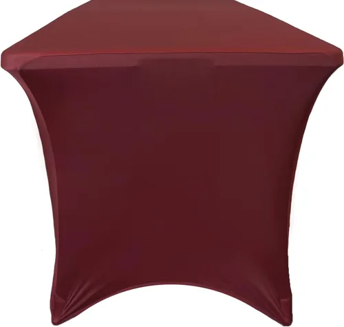 Miniatura 3 de YOUR CHAIR COVERS - Fundas/manteles de elastano rectangulares para mesas de 6 pies, mantel elástico para mesas de patio, decoración elástica
