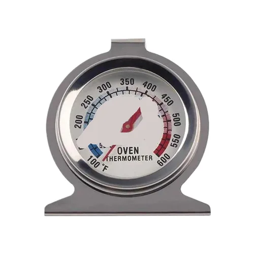 10pcs 0-400 Celsius Stainless Steel Oven Thermometer Mini Dial Stand Up Temperature Gauge Gage Food Meat Kitchen Tools Oven Cooker(Gold)