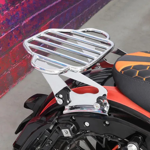 Miniatura 9 de TCT-MOTORPARTS 2 Up Tour Pack Rack de equipaje de montaje para Harley Touring Road King Street Glide 2009-2025 CVO Limited FLHTKSE Cromado
