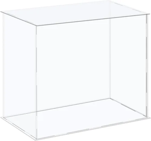 Miniatura 12 de MECCANIXITY Vitrina de acrílico Caja de plástico Caja de almacenamiento de cubo transparente Ensamble escaparate de 14.1 x 12.2 x 10.2 pulgadas