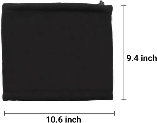 Miniatura 7 de Bufanda de invierno de doble capa de forro polar para el cuello, calentador de cuello, bufanda, máscara facial, gorro