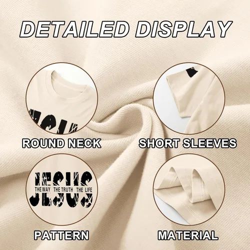 Miniatura 6 de Camisas de fe cristiana de Jesús para hombres, con versículo bíblico religioso, cruz religiosa, camiseta inspiradora, camisetas gráficas de gran