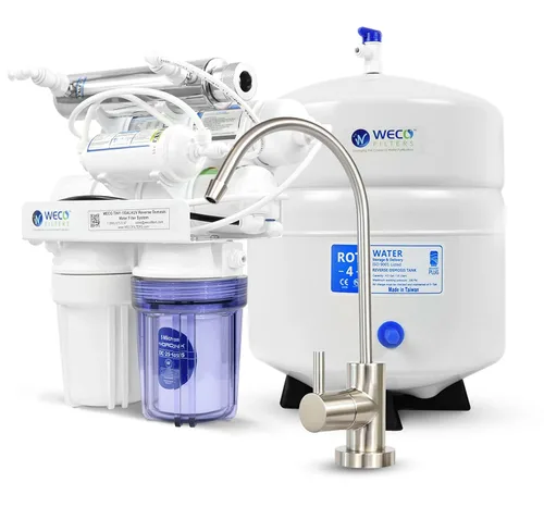 Miniatura 11 de Sistemas de filtración de agua de ósmosis inversa para debajo del fregadero compacto pequeño WECO (TINY-50)
