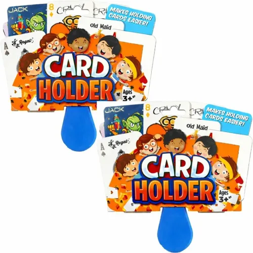 Regal Games - Tarjetero para niños - Paquete de 2 - Plástico duradero - para noches de juegos familiares, fiestas
