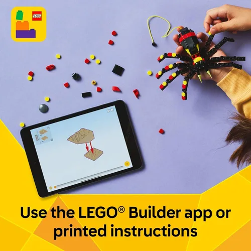Miniatura 6 de LEGO Creator 31159 - Juguete de araña sorprendente de animales salvajes 3 en 1, juguete de construcción con 3 opciones de construcción, araña