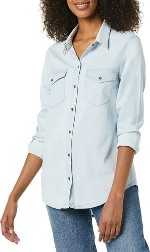 Miniatura 4 de Goodthreads Camisa vaquera de manga larga para mujer