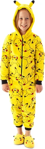 Miniatura 4 de Pokemon Mono para niños Pikachu amarillo orejas 3D para niños todo en uno Amarillo