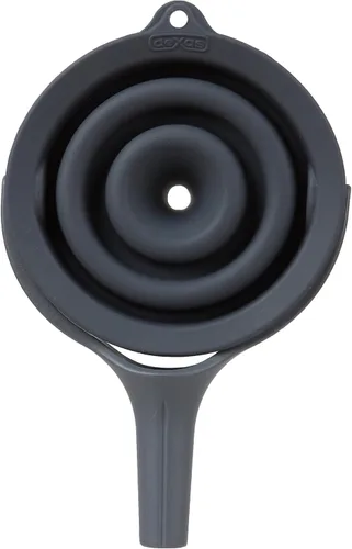 Miniatura 5 de Dexas POP - Embudo de silicona plegable pequeño, 2.5 pulgadas de diámetro, color gris