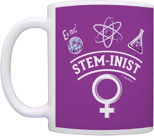 Miniatura 3 de Mujeres en la ciencia STEMinist Feminist Ciencia Mujer Mujer Profesora de Ciencias Regalos Mujer Ingeniera Regalo Taza de Café Taza de Té