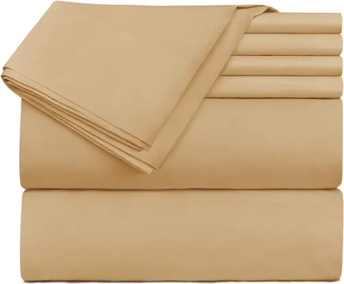 Miniatura 32 de Hearth & Harbor - Sábanas con bolsillo extraprofundo, se adapta a colchones de 18 a 24 pulgadas de profundidad, sábanas de tamaño California King