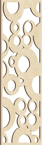 Miniatura 177 de Farwell Paneles de pared decorativos de madera con calado, 13 3/8 pulgadas de ancho x 34 3/8 pulgadas de alto x 1/4 de alto, roble rojo rojo