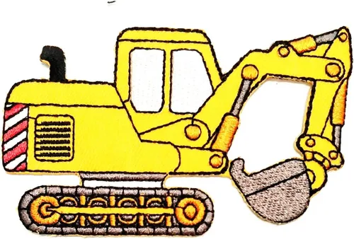 Miniatura 3 de Nipitshop - Parches rojos para automóvil, sin techo, tractor, tractor de granja, dibujos animados, para niños, parche bordado de hierro para coser