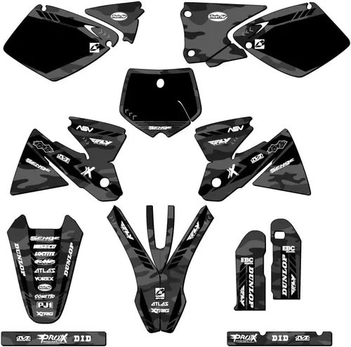 Miniatura 10 de Kit de base gráfica SX Apache Green Senge 1998-2000 compatible con KTM