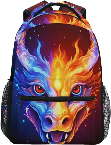 Miniatura 14 de JIPONI Mochila para mujeres y hombres, mochila escolar para estudiantes, mochila de viaje para computadora portátil, mochila Daypack-F, Navidad