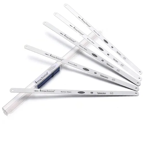 Imachinist S121224x3-S121232x2 12 pulgadas de largo, 1/2 pulgada de ancho, 24 TPI x 3 unidades + 32 TPI x 2 unidades, hojas de sierra para metales