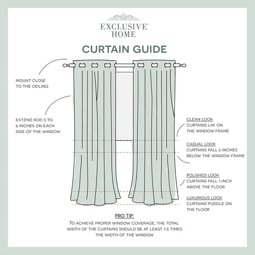 Miniatura 8 de Exclusive Home Canopy Stripe - Panel de cortina con ojales superior a rayas para interiores/exteriores, 54"x84", Kiwi / Sand, Juego de 2 Kiwi / Arena
