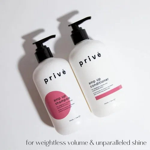 Miniatura 4 de Privé Amp Up Champú voluminizador para cabello fino y fino, ligero, sin sulfatos para mujeres y hombres, añade cuerpo, levanta y brillo y refresca