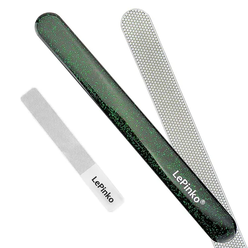 Miniatura 11 de Juego de 10 limas de uñas de doble cara de grano 100/180, limas de pulido de uñas lavables para uso en salón de belleza, herramienta profesional