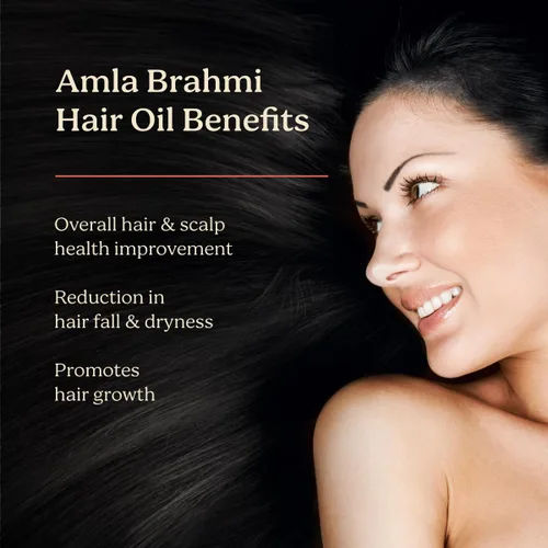 Miniatura 3 de Life & Pursuits Amla Brahmi - Aceite capilar para la salud del cabello y el cuero cabelludo, 3.4 onzas, aceite natural de ayurveda indio para un