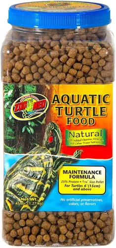 Miniatura 9 de Zoo Med Comida Acuática Natural para Tortugas, Fórmula de Mantenimiento, 24 Onzas