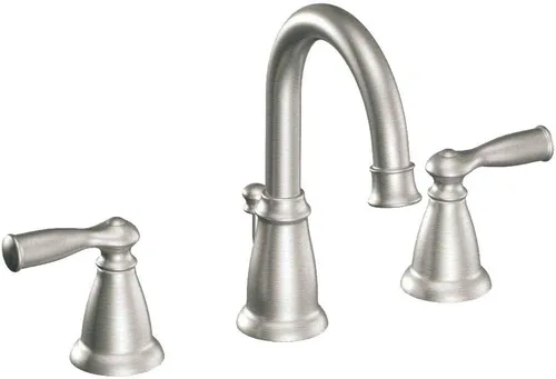 Miniatura 12 de Moen WS84924BRB Banbury - Grifo de baño de arco alto de dos manijas, bronce mediterráneo Bronce(Mediterranean Bronze)