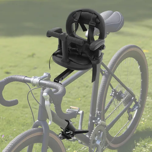 Miniatura 3 de Asiento de bicicleta para niños, asiento delantero de bicicleta para niños, asiento de bicicleta con rotación de 360° y reposabrazos ajustables
