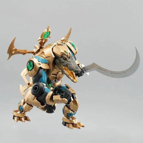 Miniatura 2 de Pipigirl Figura de acción de Mech extraíble 1:24, número 57 Manhunter Sobek, altura de 3.9 pulgadas, juegos de figuras de acción coleccionables