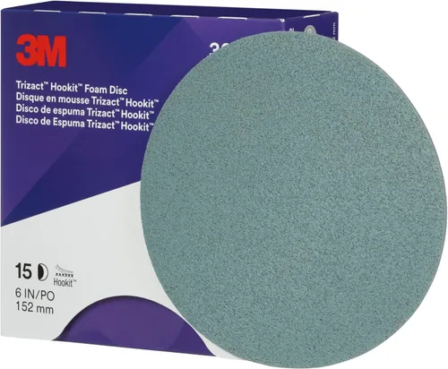 Miniatura 3 de 3M (30662) Hookit Trizact 6" 5000 disco de espuma tipo Grit